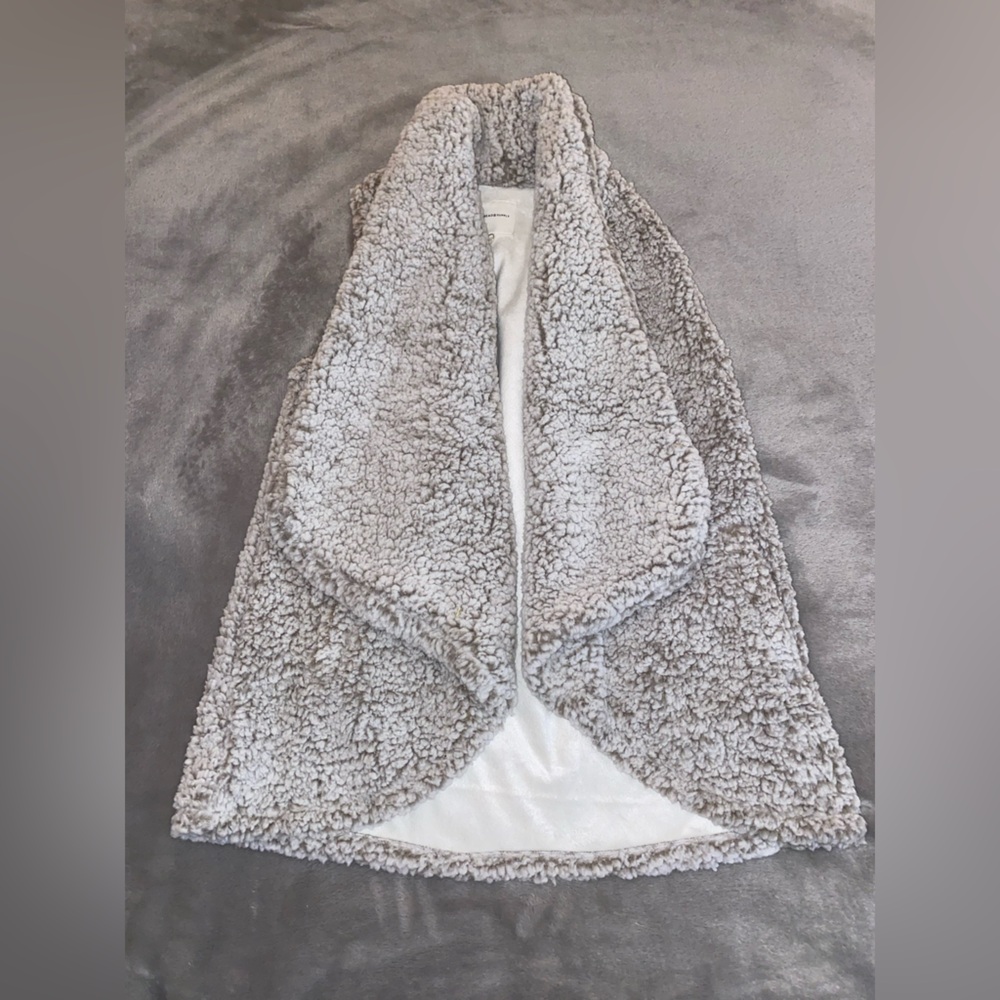 Cozy Ivory Sherpa Vest